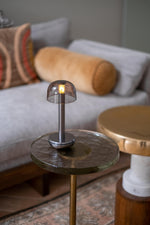 Two | LED Portable Table Lamp | Titanium